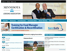 Tablet Screenshot of mnlodging.org